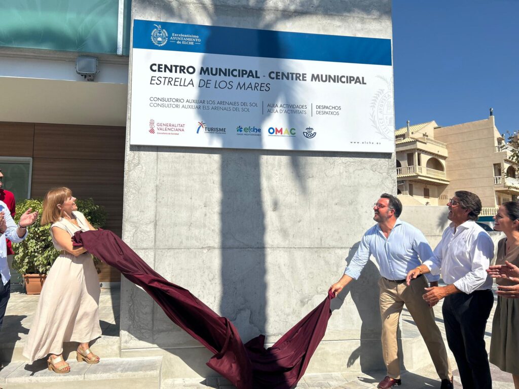 El Ayuntamiento de Elche inaugura el nuevo Centro Municipal ‘Estrella de los Mares’ en Arenales del Sol