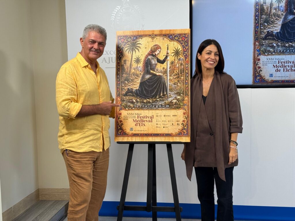 Elche presenta el XXXI Festival Medieval d’Elx, que llenará de música, teatro y tradición el centro histórico