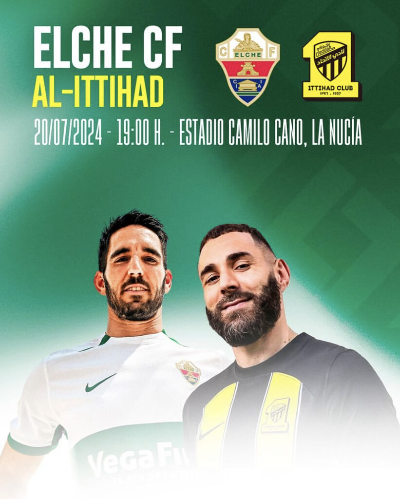 El Elche CF saca entradas de 10 euros para el primer partido de pretemporada ante el Al-Ittihad