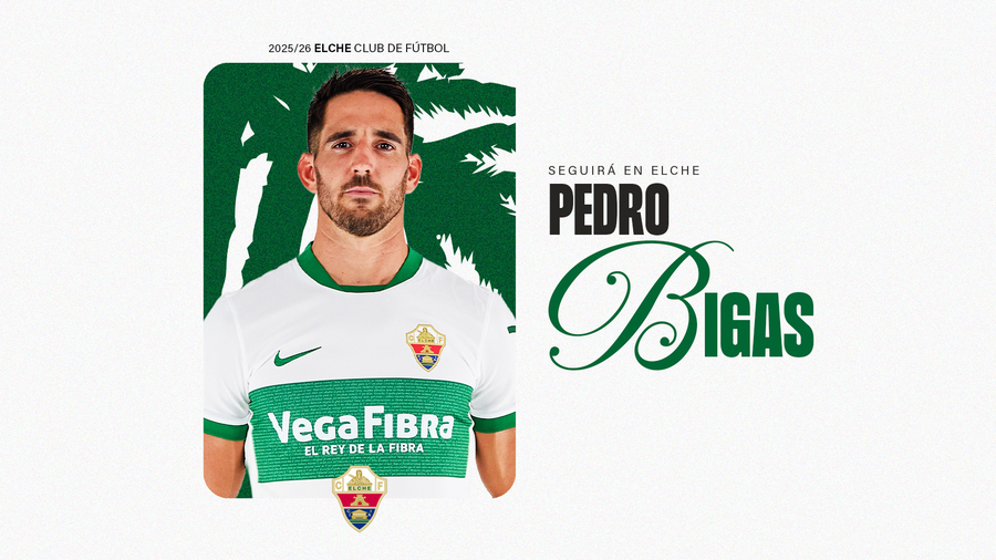 Pedro Bigas renueva con el Elche hasta 2027 – Elche Capital