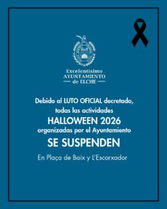 Elche suspende los actos de Halloween y el Festival Medieval por el accidente ferroviario