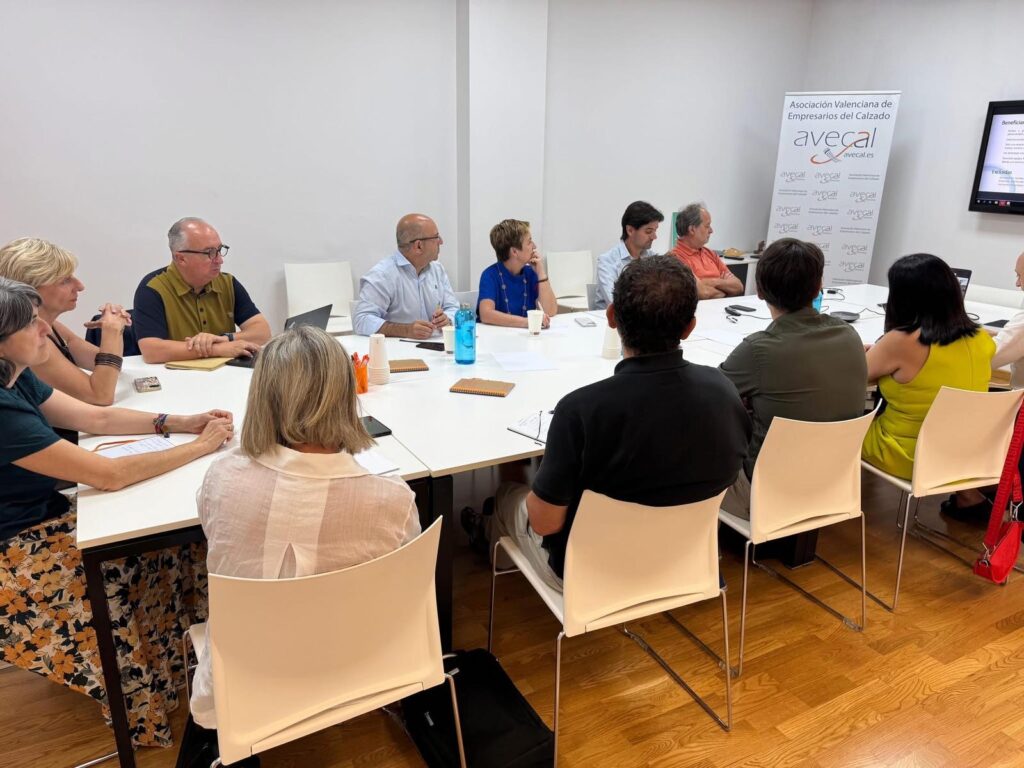 Avecal participa en la Mesa Sectorial del Calzado para evaluar el avance de los programas de apoyo a la industria