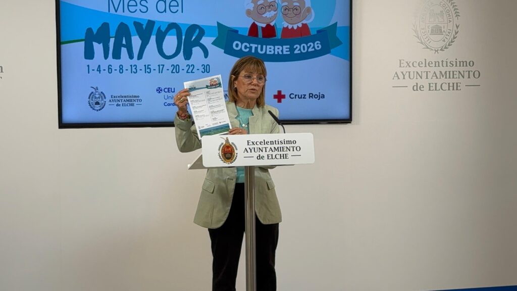 Elche dedica octubre a sus mayores con actividades culturales, de ocio y salud